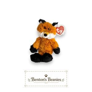 Fred the Fox 8" Ty Attic Treasures | Woodland Scout 🦊 | Mint Heart Tag ⭐